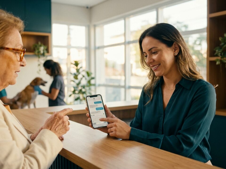 Chatbots veterinários para atendimento rápido por WhatsApp facilitando o contato entre tutores e clínicas
